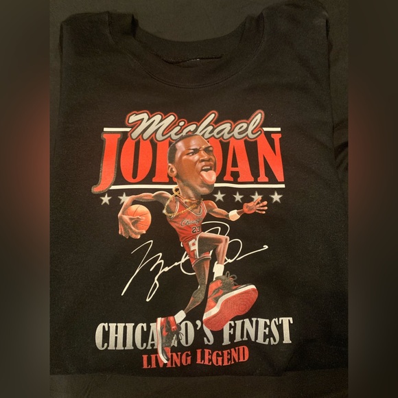Other - Sneaker Match Jordan  Retro 1 Bred Sweatshirt Black/Red sz L